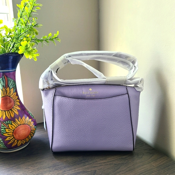 kate spade Handbags - Kate Spade lilac leather crossbody